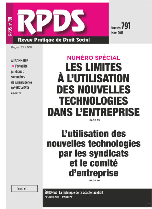 RPDS 791 Mars 2011