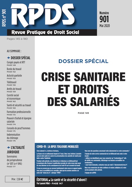 RPDS 901 - Crise sanitaire et droits des salariés