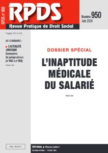 RPDS 950 - Inaptitude médicale du salarié