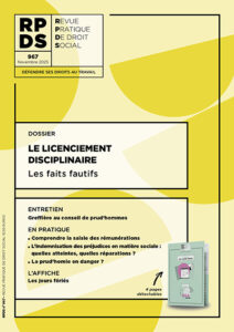RPDS 967 Le licenciement disciplinaire