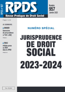 Jurisprudence de droit social 2024-2025