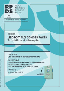 Le droit aux congés payés - Acquisition et décompte