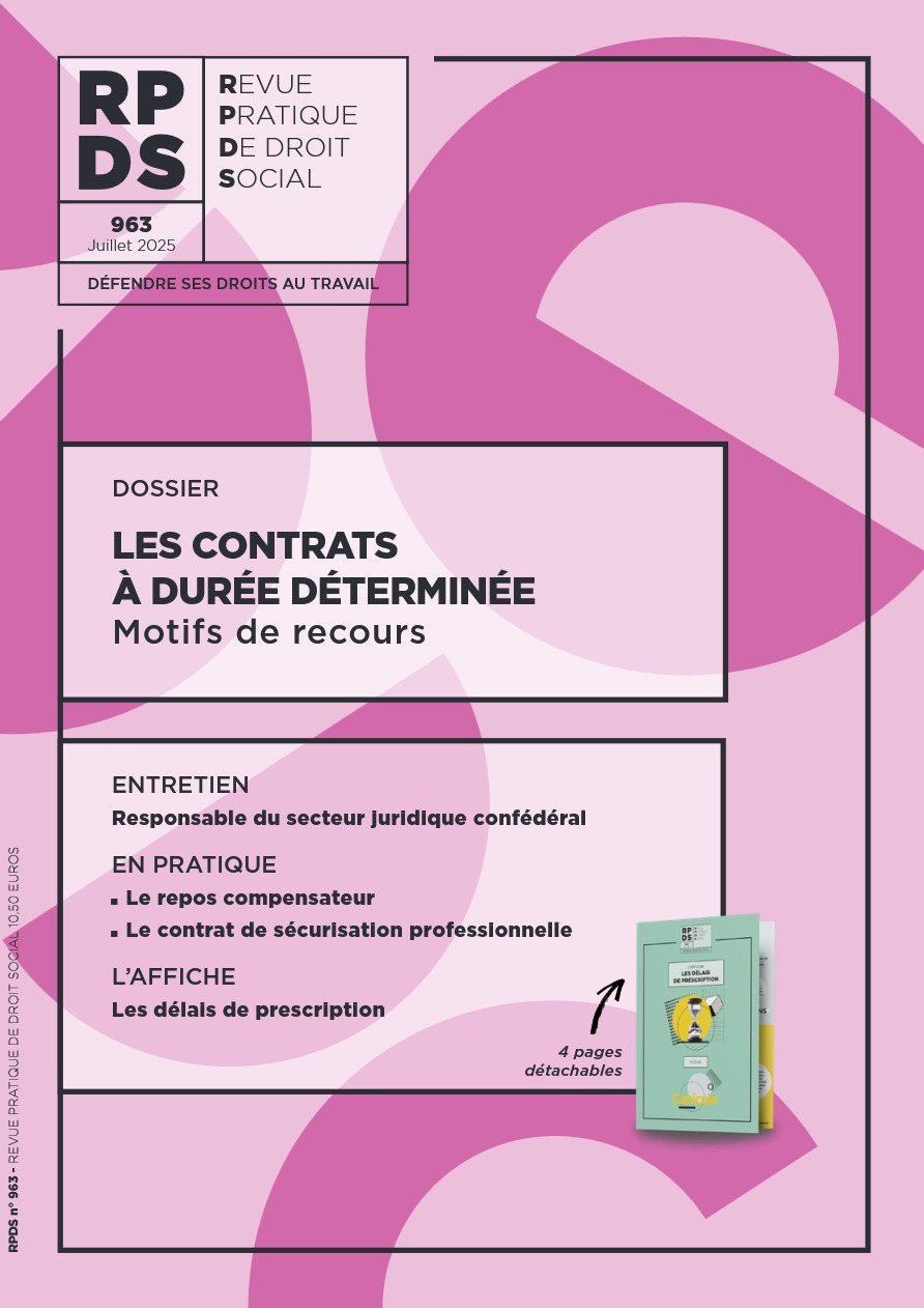 Les contrats à durée déterminée - Motifs de recours