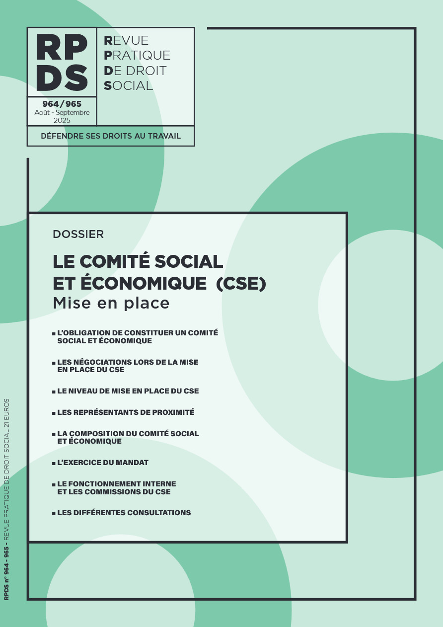 Le Comité social et économique - Mise en place