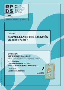 RPDS 968 Surveillance des salariés