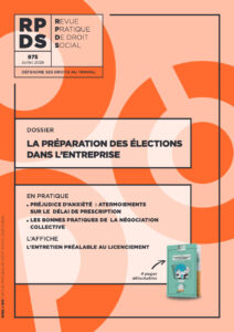 RPDS 975 - La préparation des élections dans l’entreprise
